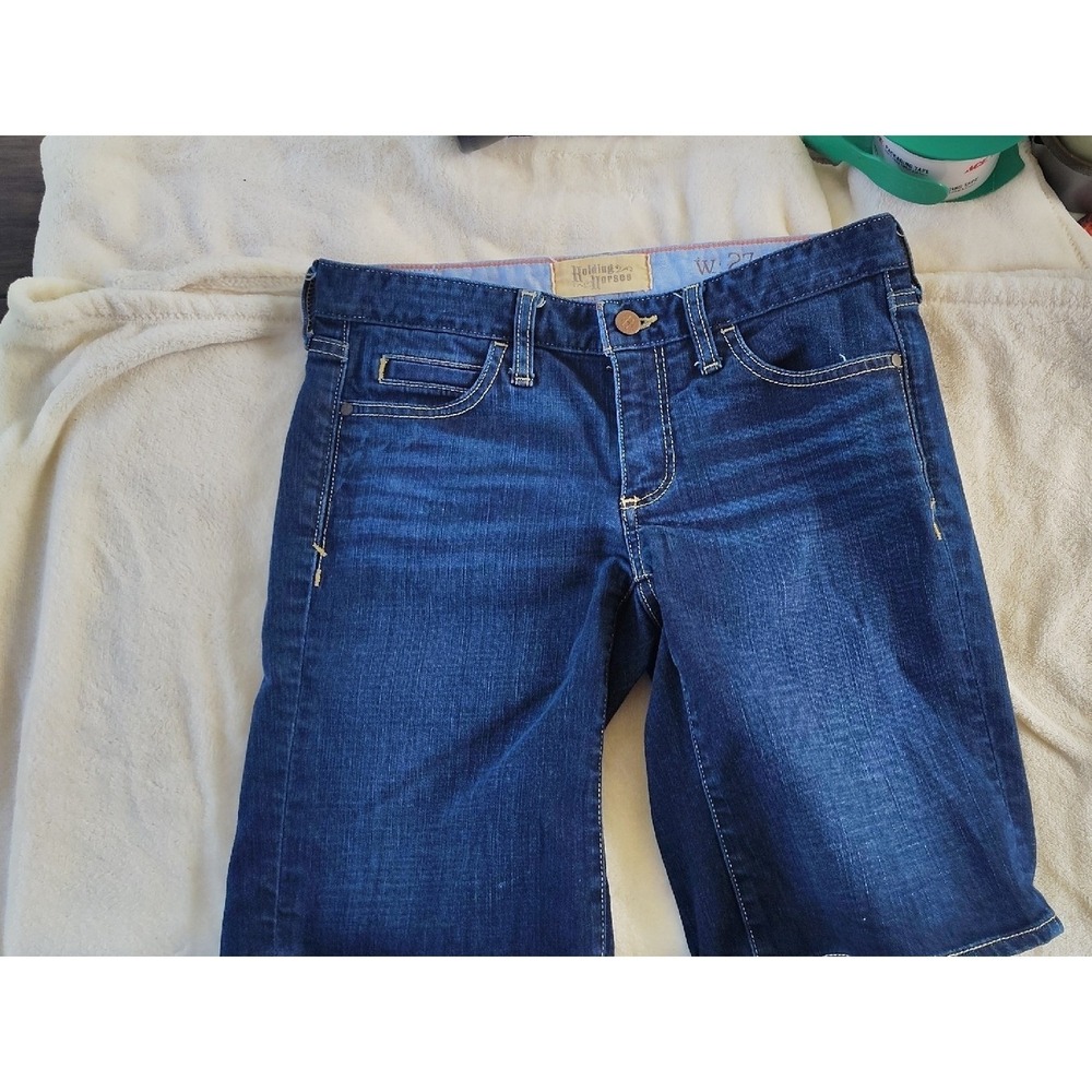 HOLDING HORSES Blue Straight-Leg Women's Jean 1414